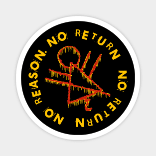 Woods Symbol Red - No Return No Reason X Magnet